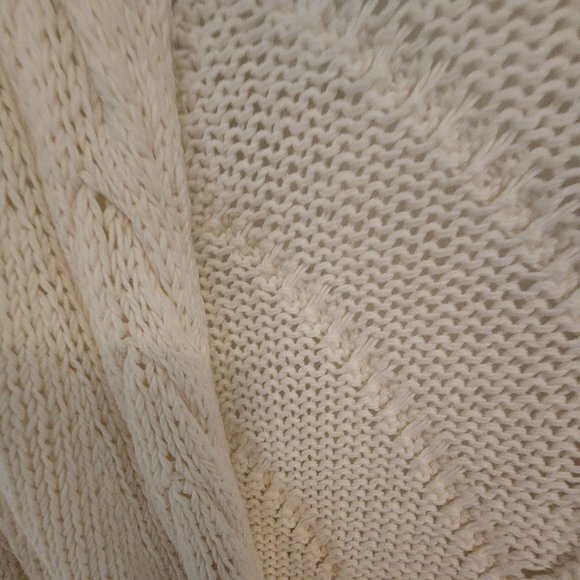 MOTH by Anthropologie Waterfall Open Front Bell Sleeve Sweater, Size XL - Picture 3 of 4